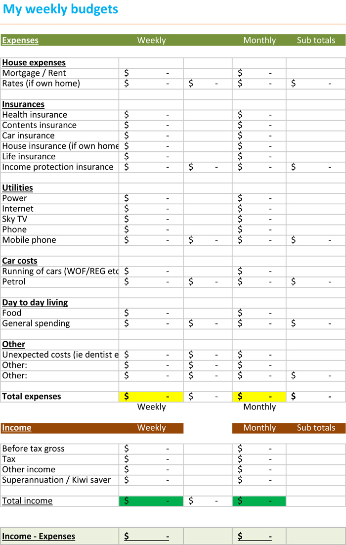 weekly-budget-spreadsheet-budget-templates