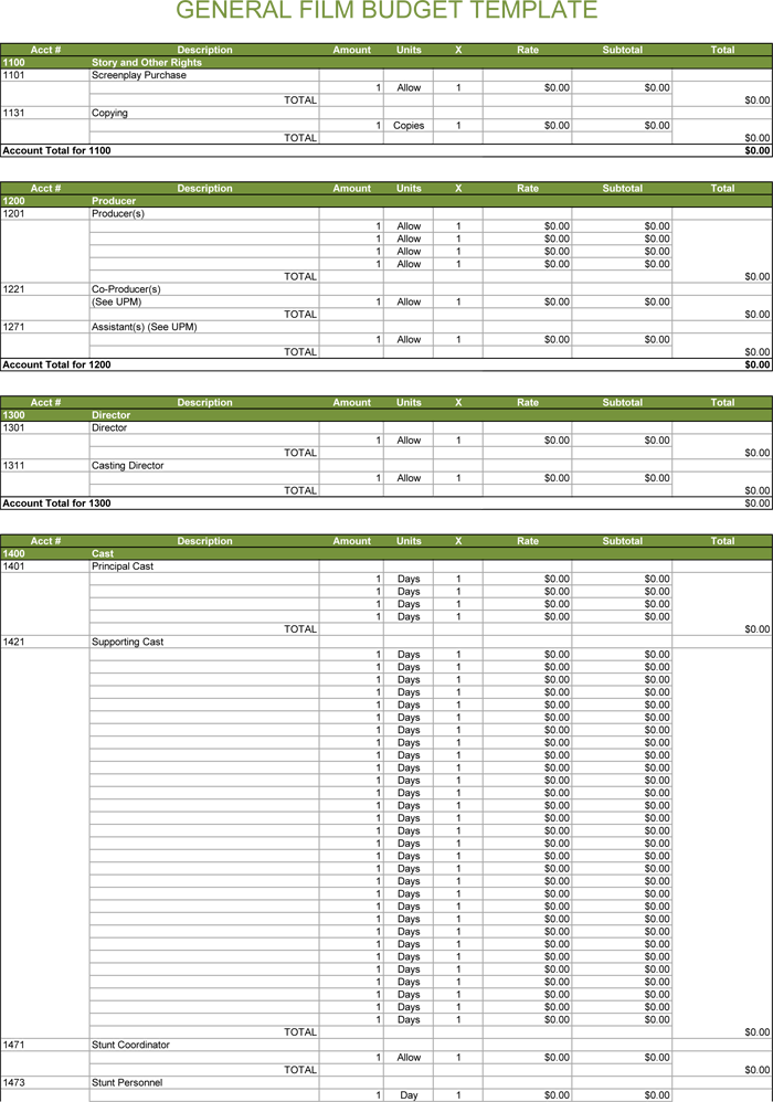 Professional Budget Template from www.budgettemplate.net