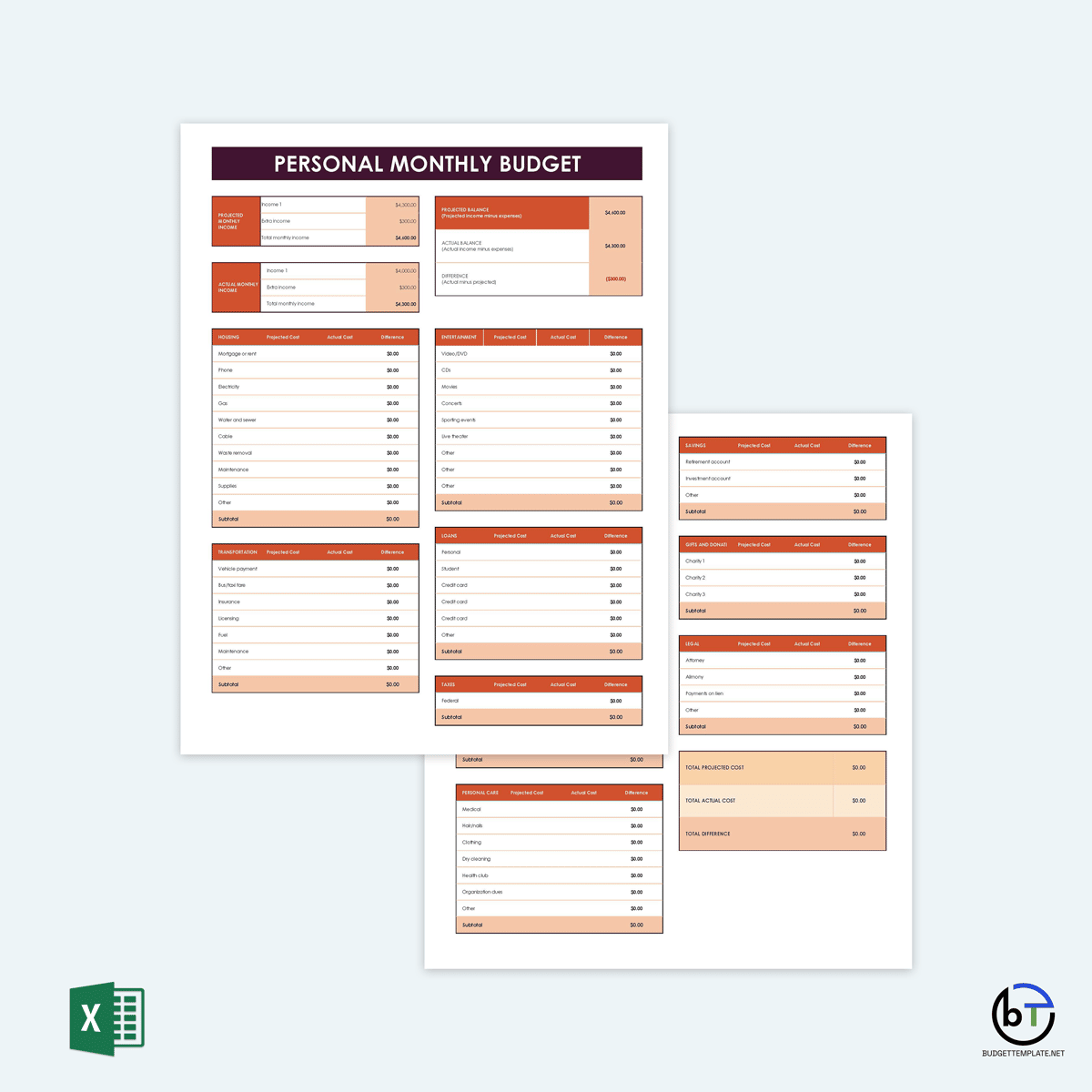 weekly budget template excel   